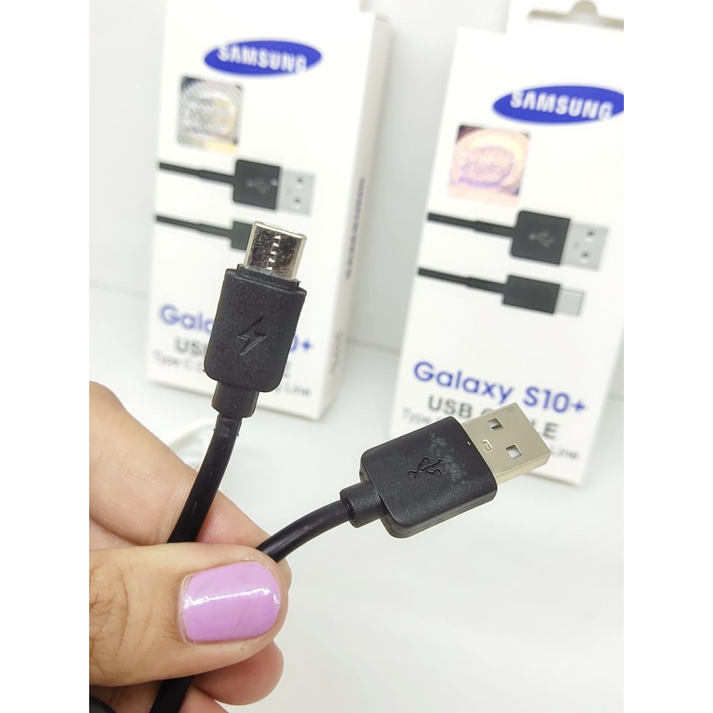 Kabel Data Type C SAMSUNG S10+ 3.0 Quick Charge Kabel Charger Type-C FLASH CHARGE Kabel Casan Tipe C