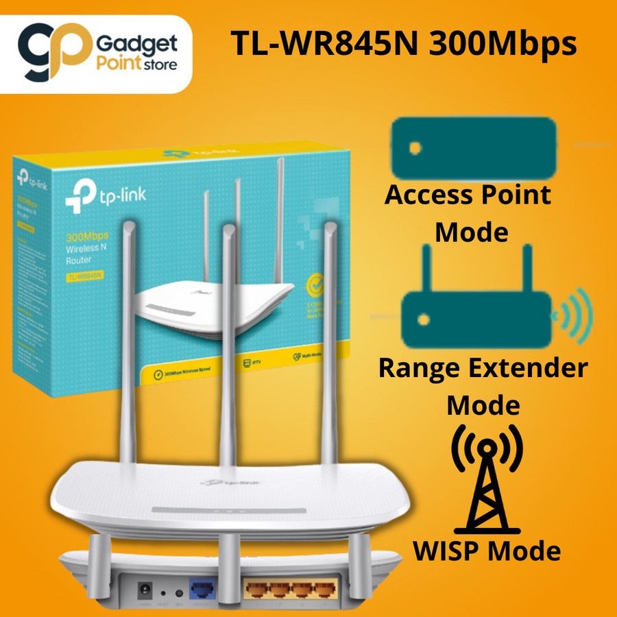 TP-LINK WR845N 300Mbps Wireless N Router - Garansi 1 Tahun