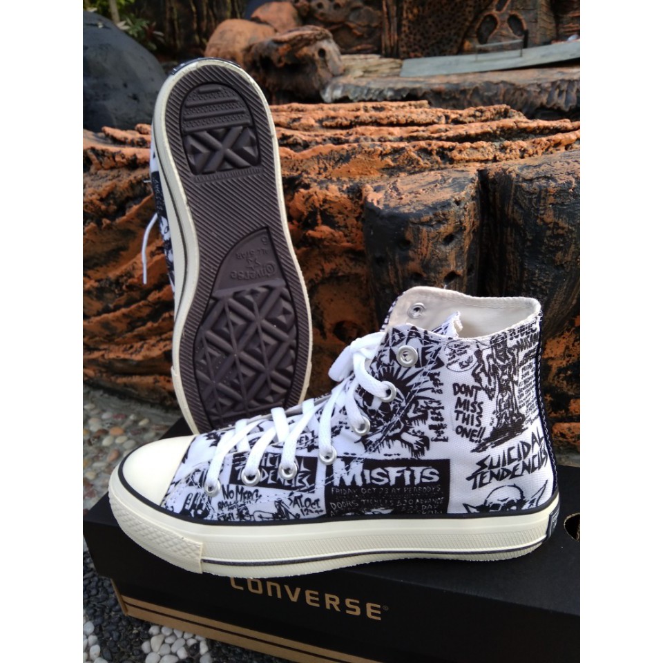 OBRAL SEPATU CONVERSE MISFITS EDITION HIGH SIZE 36-43