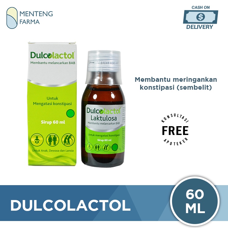 Dulcolactol Lactulosa Sirup - Obat Pelancar Buang Air Besar / Sembelit