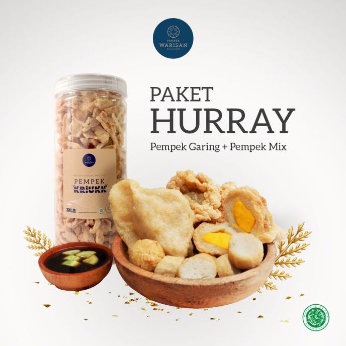 

Pempek warisan enak nikmat (frozen) - paket hurray - PPH2