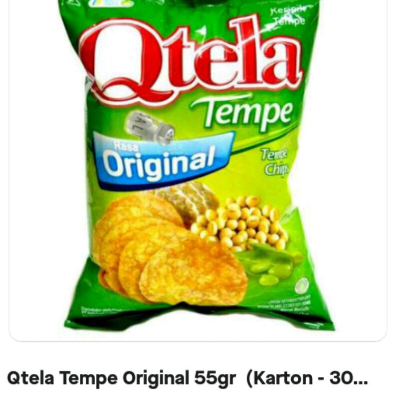 

QTELA TEMPE ORIGINAL 55 GRAM (1 CRTN 30 BKS) *N*