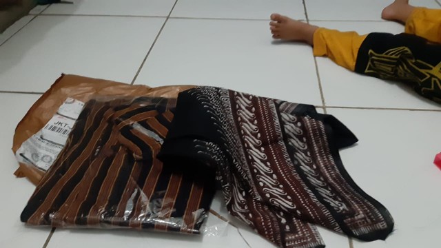 Ikat Kepala Segi Empat //ikat Kepala Motif Batik Parang //ikat Kepala Batik Solo