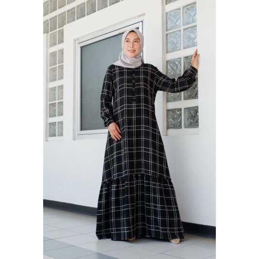 Baju Gamis Wanita Siti Hajar Farida Dress