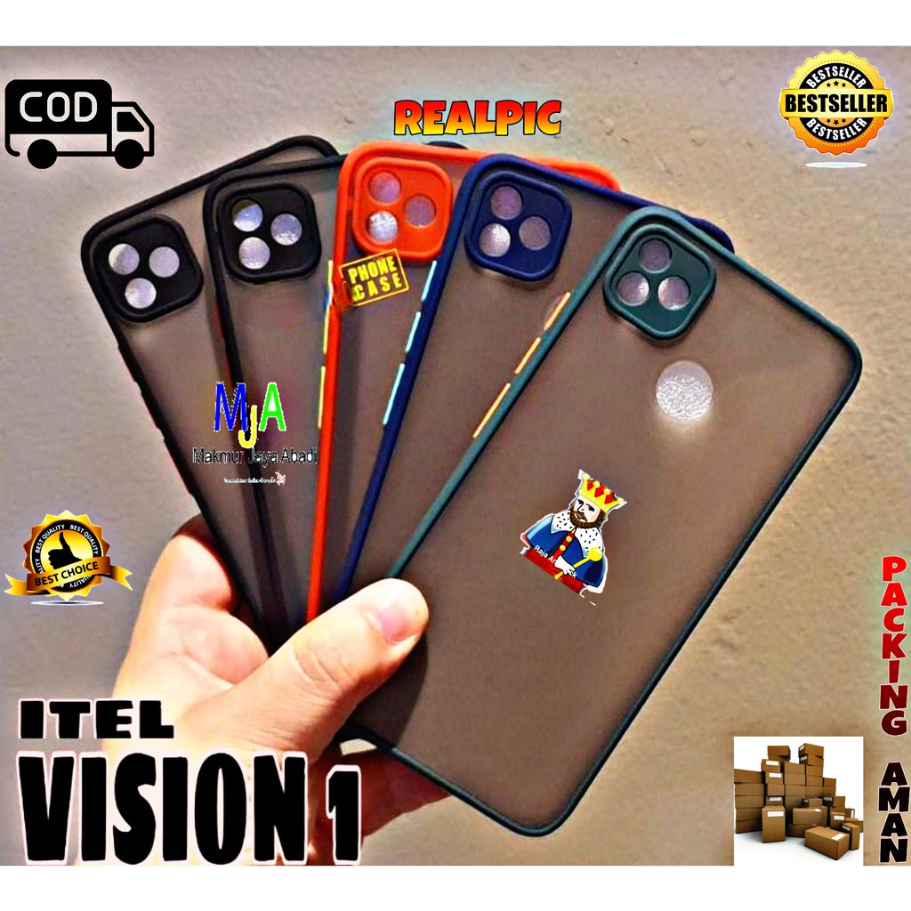 SOFTCASE - ITEL VISION 1 CASE MATTE FULL COLOUR MY CHOICE BUMPER CASE PELINDUNG KAMERA