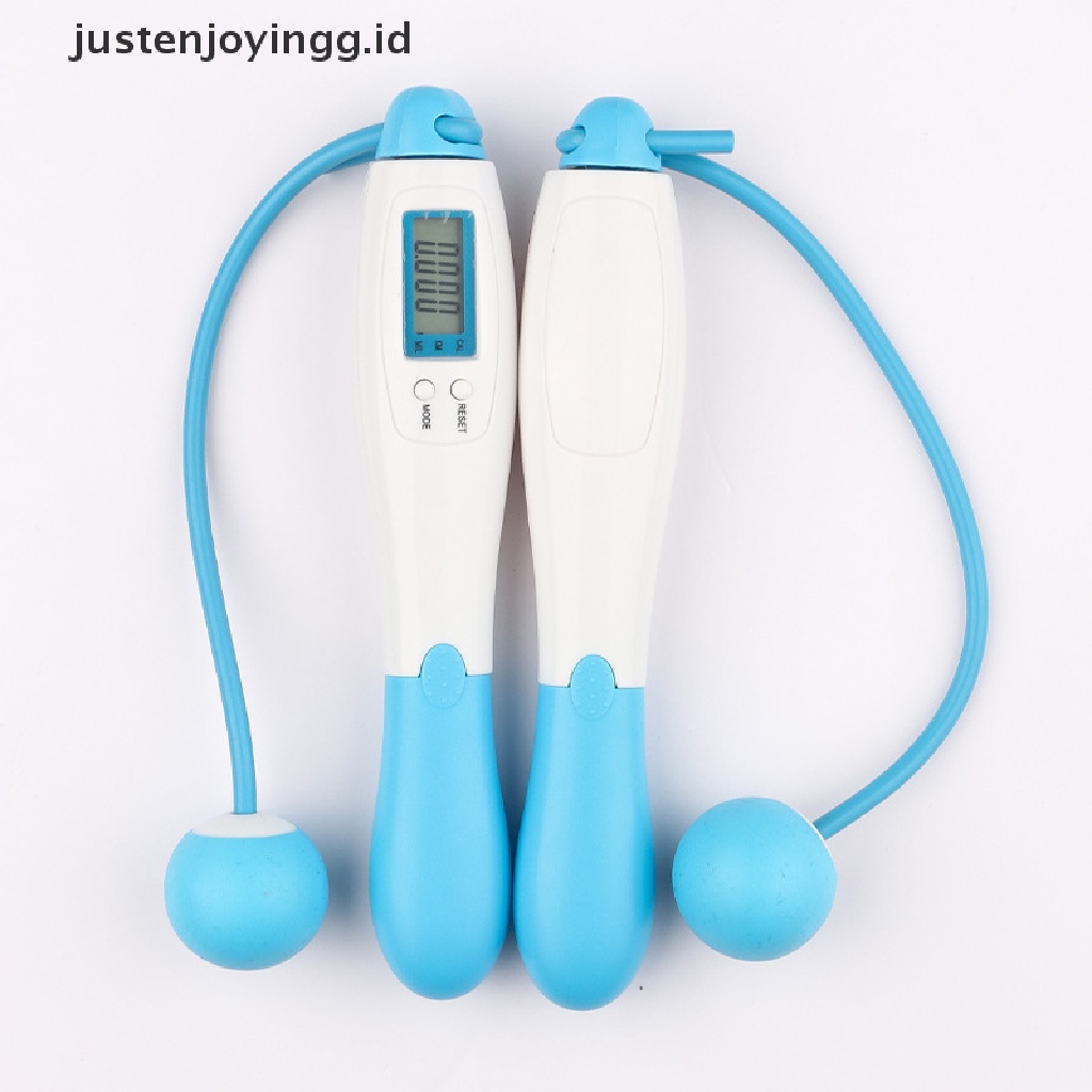 (justenjoyingg.id) 1pc Tali Skipping Digital Wireless Untuk Latihan Fitness