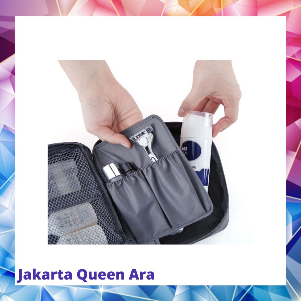 Cassiey Tas Travel Bag in Bag Organizer untuk Kosmetik Sabun - XZ-801