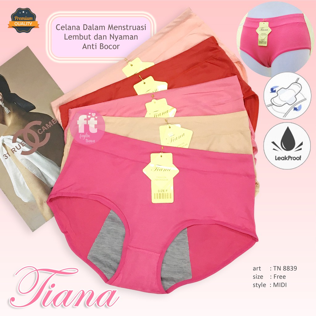 TIANA | Celana Dalam Menstruasi / CD Mens / Anti Tembus / Anti Bocor / art TN 8839