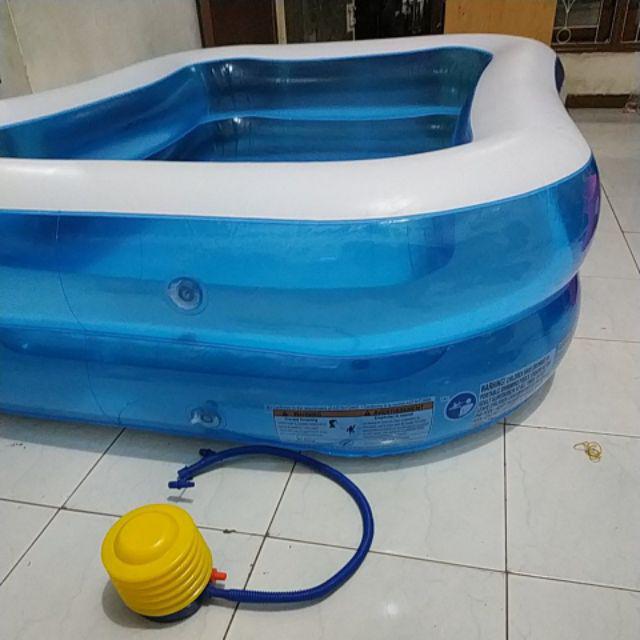 Bestway 62007 Pompa Angin Manual Kuning 5 Injak Kaki Sni