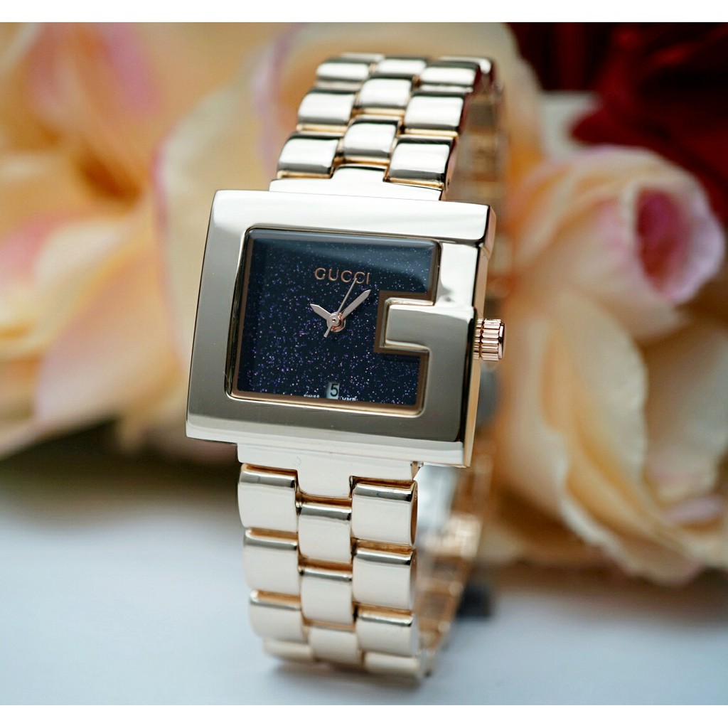 Jam Tangan Wanita Gucci G Tanggal Tali Rantai