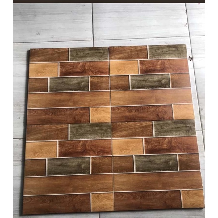 KERAMIK 40x40 SERAT KAYU