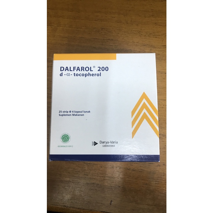 Dalfarol Tocopherol Vitamin E Kapsul