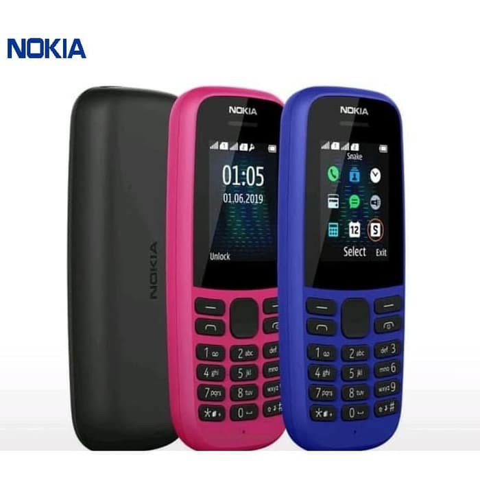 Handphone NOKIA 105 Dual Sim - ORIGINAL Garansi TAM