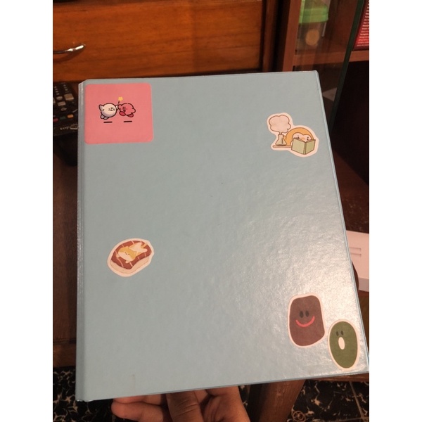 

Binder A5 bambi preloved 2 ring biru langit