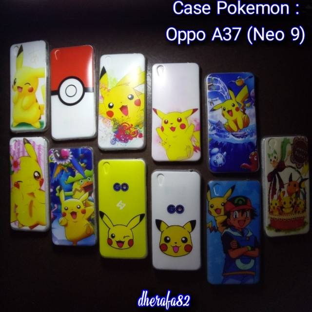 Case Casing Softcase Ultrathin Pokemon Samsung Oppo Xiaomi Asus Lenovo