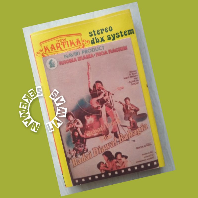 Kaset Oma Irama - Ost Badai Diawal Bahagia (Bootleg Jadul)