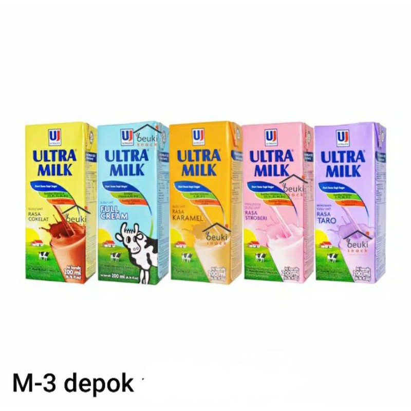 

Susu Ultra Milk ready dengan 5 rasa,