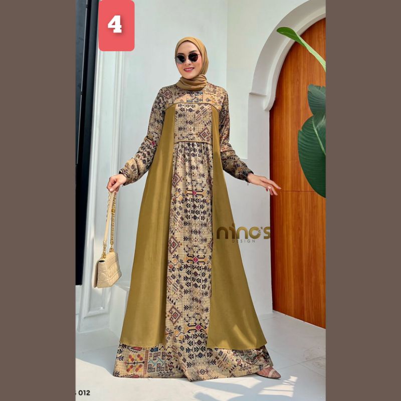 Gamis wanita muslimah UC G DS 012 by NINOS DESIGN