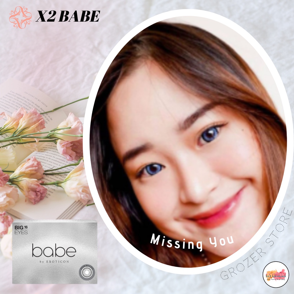 SOFTLENS X2 BABE BIG EYES MINUS 0.50 sd 3.00