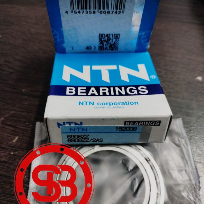 Bearing / Laker / Laher NTN 6906ZZ tutup besi 6906 zz