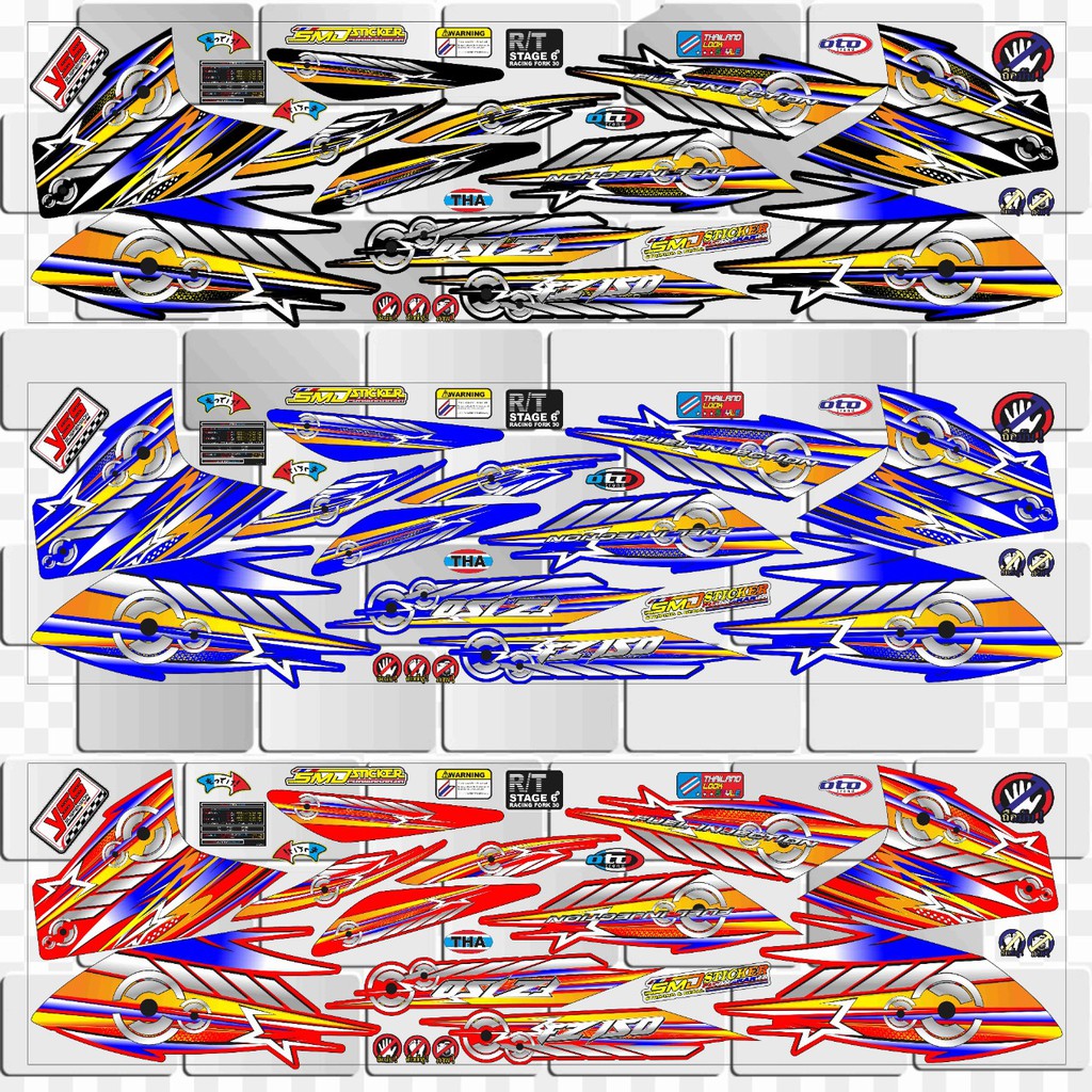 STRIPING VARIASI VIXION NVL TAHUN 2013/2015 THAILOOK/KARAKTER