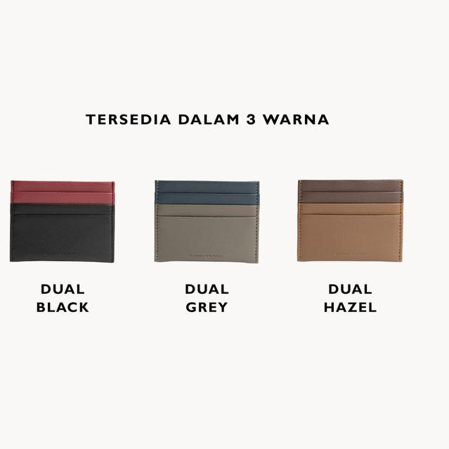 

❁ Stefan - Javier Dual Card Holder / Dompet Kartu - Dual Black ♔