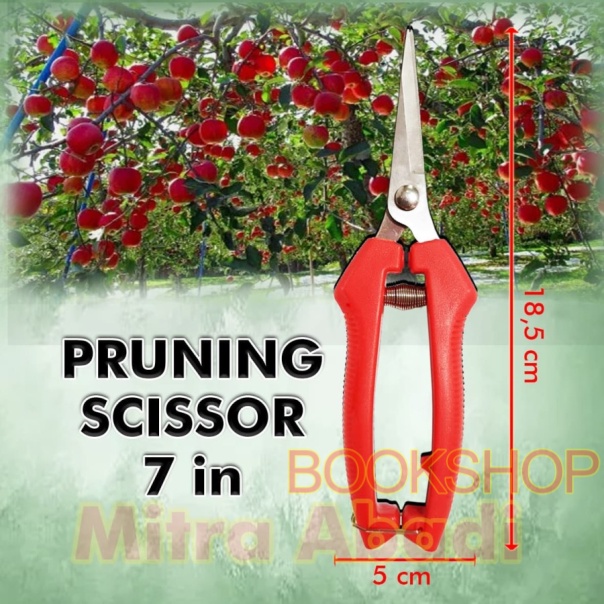 Gunting Dahan Tanaman/Pruning Scissor 7 INCH (7&quot;) MULTIFUNGSI