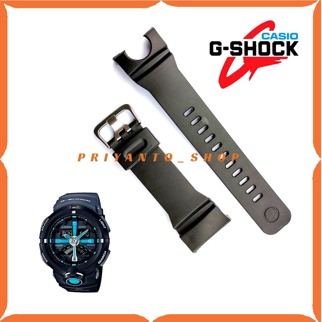 Strap Tali Jam Casio G-Shock GA-500 Gshock GA 500 G-Shock GA500 Rubber