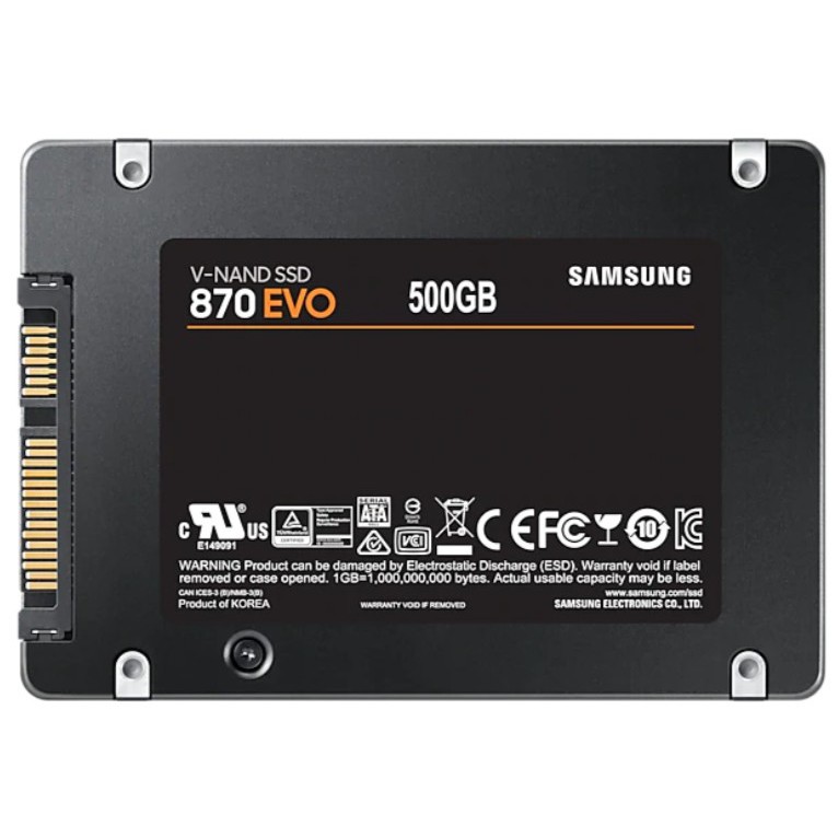 SAMSUNG SSD 870 EVO 500GB / 2.5&quot; SATA / 870 EVO SSD / 5 years warranty