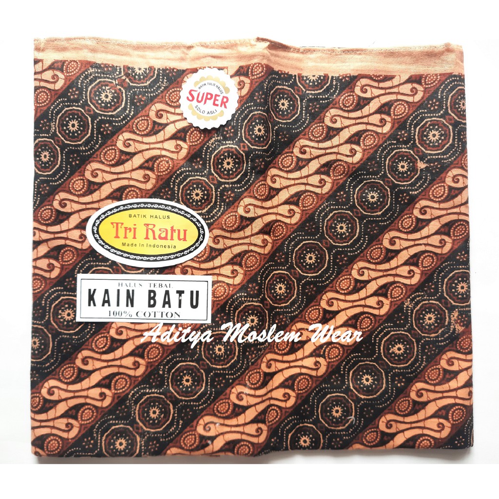 KAIN JARIK BATIK TRI RATU SOLO UK.205X102 CM KAIN BATIK PANJANG HARGA GROSIR SAMPING KEBAT PANJANG