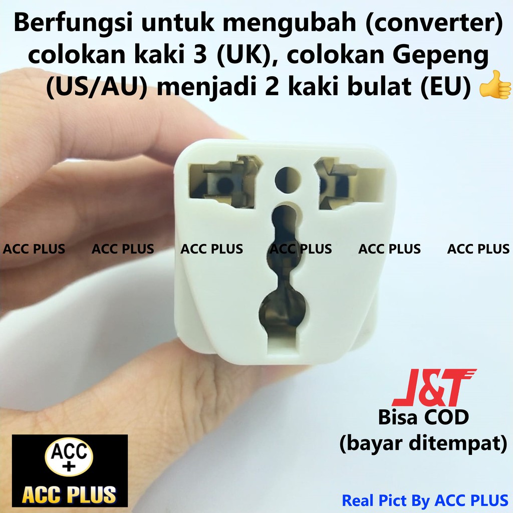 OVER STEKER ADAPTOR KAKI 3 KE 2 TRAVEL ADAPTER UNIVERSAL MULTI FUNGSI