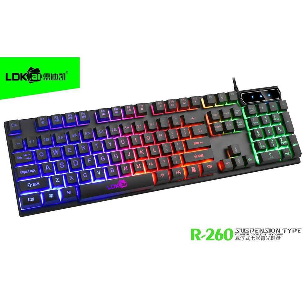 LDKAI Gaming Keyboard RGB LED - R260 ( Mughnii )