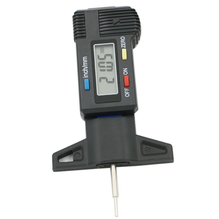 Alat Ukur Kedalaman Ban Digital Tyre Tread Depth Gauge - QST-601 - Black / Alat Ukur Ban