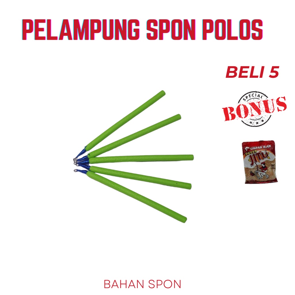 PELAMPUNG PANCING SPON POLOS UNTUK DIJUAL LAGI DI TOKO ANDA GROSIR