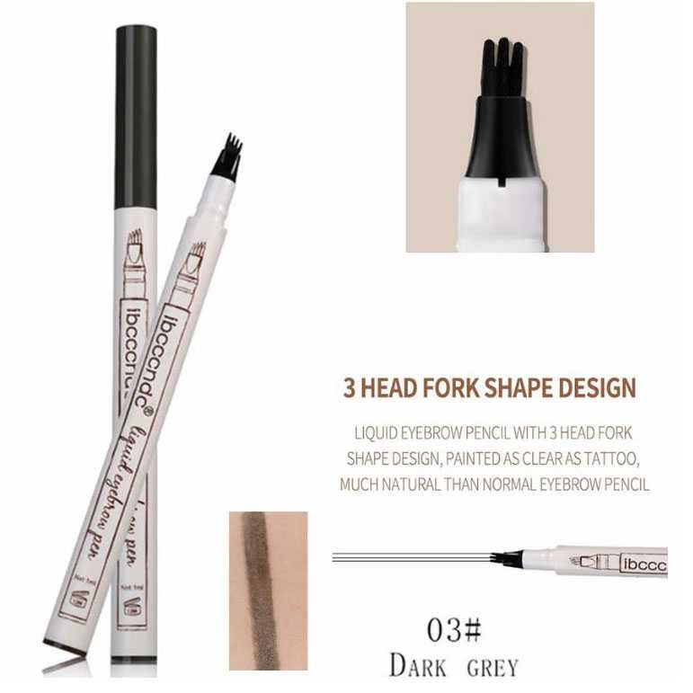 Pensil Alis Anti Keringat Waterproof Eyebrow Pencil Tidak Mudah Luntur Dilengkapi Brush Alat Make Up