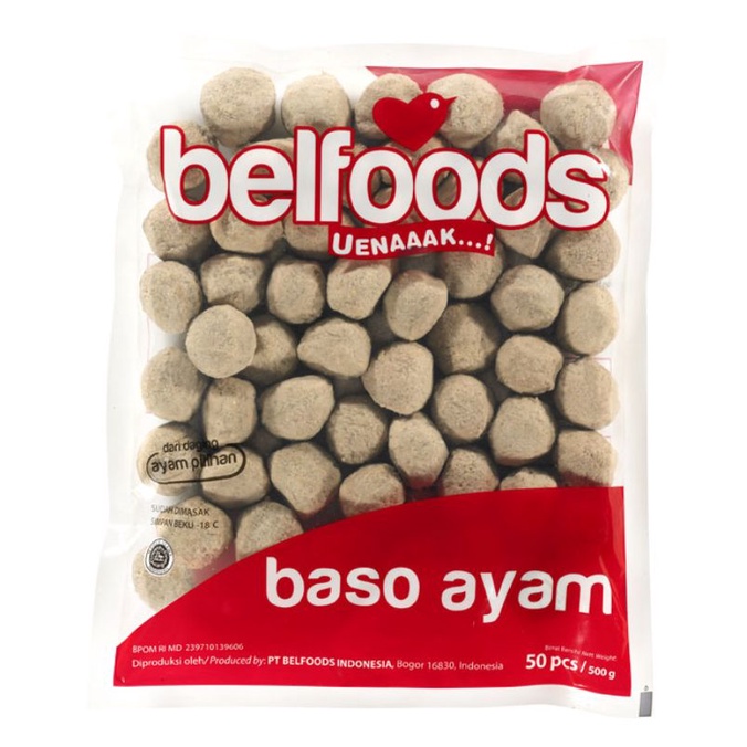 

Belfood baso ayam 500gr