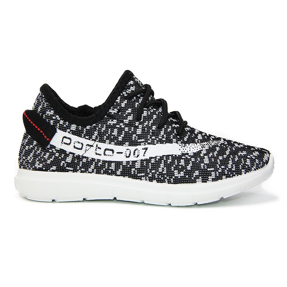 SNEAKERS COWOK HITAM BIRU MISTY  Porto Sepatu Sneakers Sports Pria AA007M Size 39-43