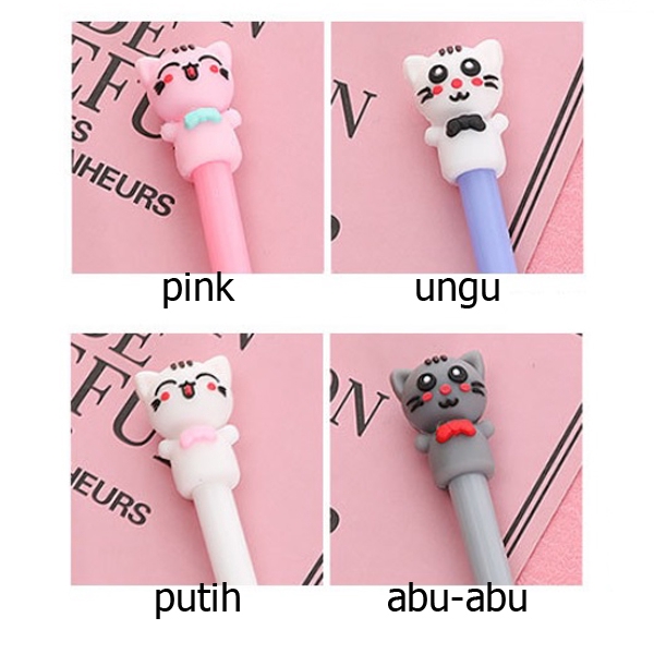 OILA pen gel kucing cute cartoon car gel ballpoint (4B2) spe078