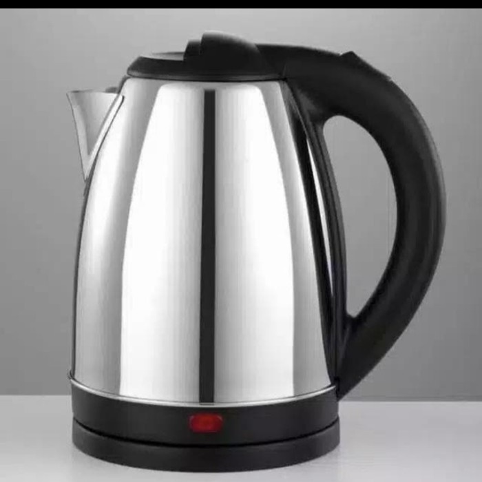 COD - Teko Hotel Stainless 2L 2Liter Electric Kettle Pemanas Air Elektrik