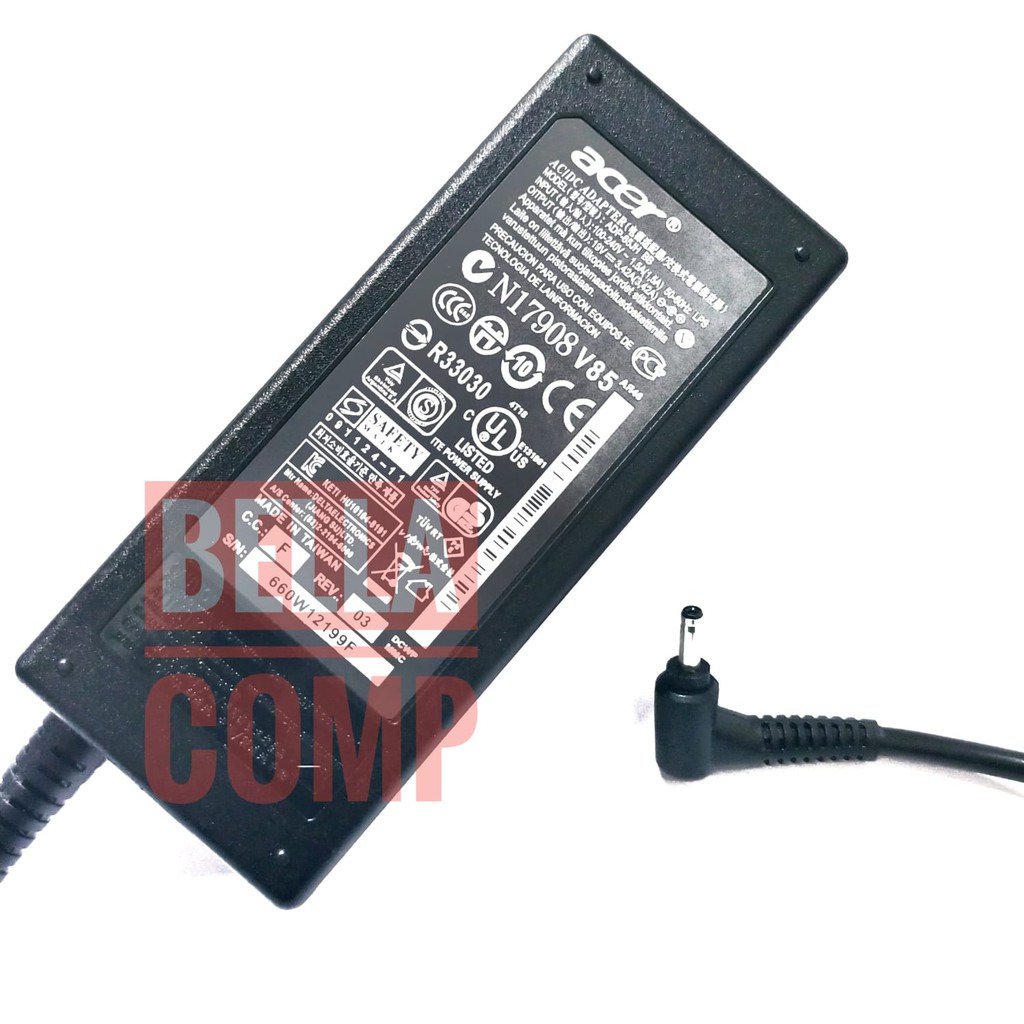 Adaptor Charger laptop Acer Aspire S3-391 S5-391 S7-391 Ultrabook Series 19V 3.42A 3.0 x 1.1 mm 65W