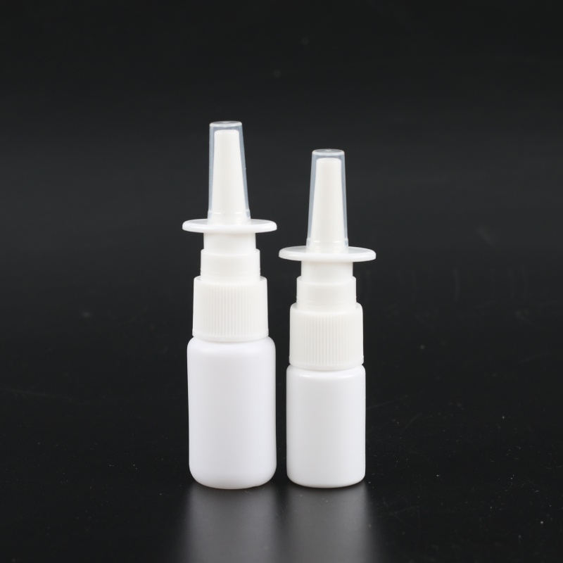 Botol Semprot Kosong Portabel Bahan Plastik Warna Putih Ukuran 10ml / 15ml / 20ml / 30ml / 50ml Untuk Travel