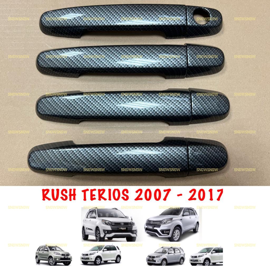 Handle Cover Rush Terios Old Lama 2007 2012 2015 2017 Carbon