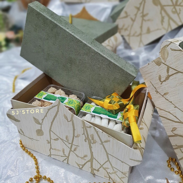 

Box kue hampers hiasan lebaran idul fitri model kubah bagus