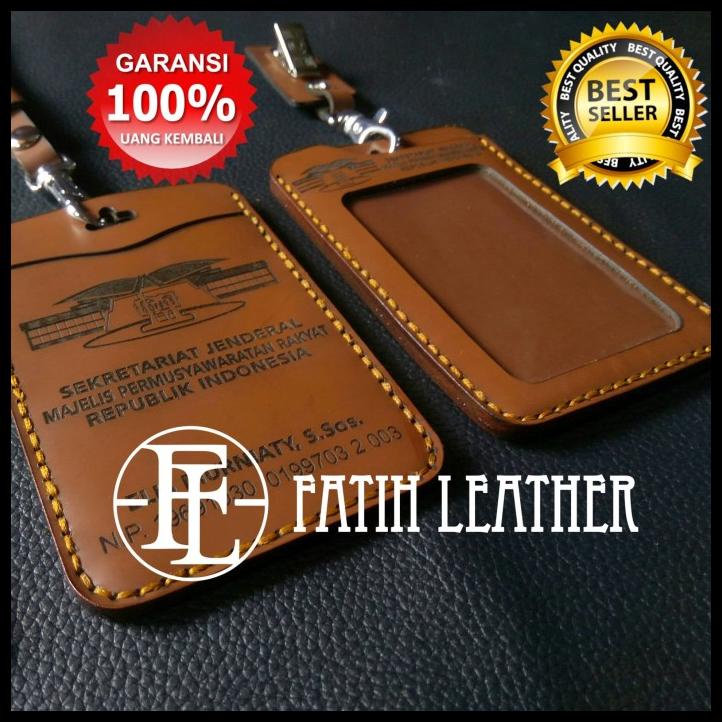 

BEST SELLER !!! NAME TAG KULIT CUSTOM, ID CARD HOLDER, ID HOLDER, TEMPAT ID CARD TERLARIS
