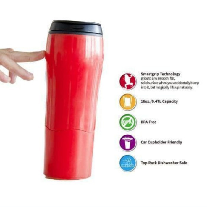 Botol Mug Smart Grip Technology - Botol Perkasa Ajaib Anti Tumpah