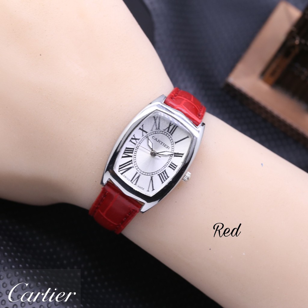 ✈READY STOCK✈Fashion Wanita: JAM TANGAN MINI CARTIER KULIT CTR04