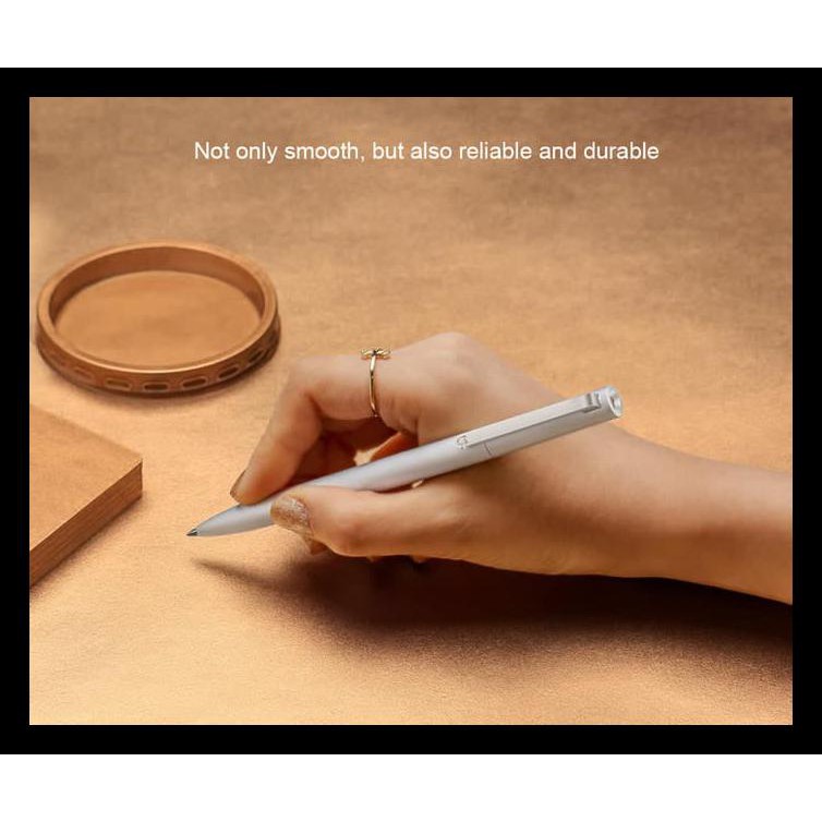 

Xiaomi Mijia 0.5Mm Metal Sign Pen + Signature Pen Ink Refills Pack 3Pc - Emas Terbaik