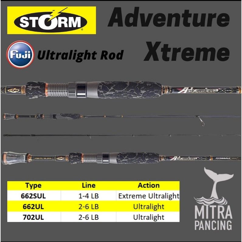 JORAN ULTRALIGHT STORM ADVENTURE XTREME 662SUL 662UL 702UL FUJI
