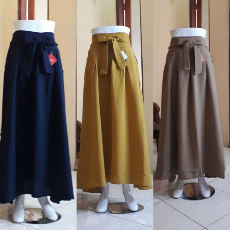rok panjang casual wanita