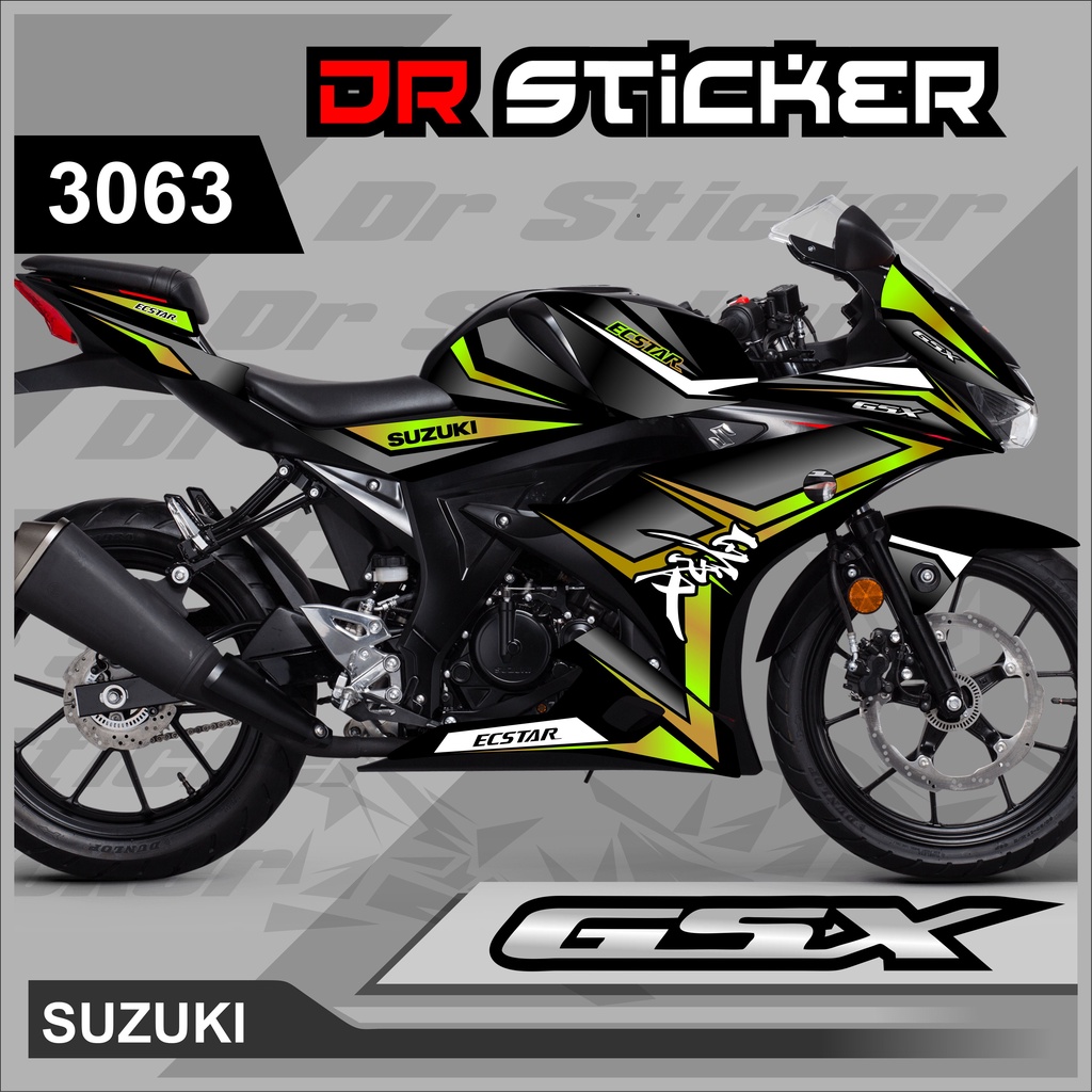 Stiiping Sticker Motor GSX R 150-Stiker Suzuxi GSX R 150